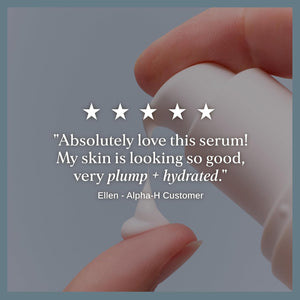 Alpha-H Multi-Peptide Face Serum - Firms & Plumps Fine Lines (30ml) | Peptide Blend Visibly Boosts Bounce & Elasticity, Lightweight, Fragrance-Free, Layers Under Moisturizer, Australian Made