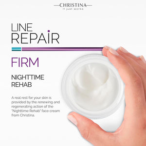 -CHRISTINA- Line Repair Night Cream with Hyaluronic Acid | Experience Refreshed, Elastic Skin with Our Soothing Night Cream | Suitable for Normal to Dry Skin 50ml / 1.7 fl.oz