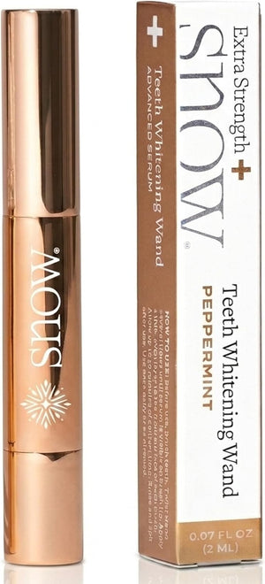 Snow Extra-Strength Teeth Whitening Serum - Oral Care Teeth Whitener Pen - Whitening Pen for Stain Removal & Whiter Teeth - Tooth Whitener with Potassium Nitrate and Hydroxyapatite - 2 Pack