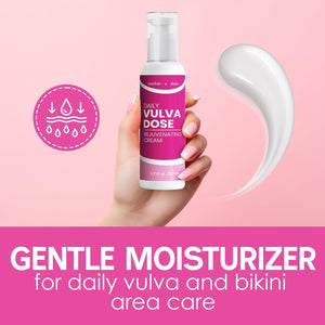 Mothers Dose Vaginal Moisturizer Vulva Cream for Women's Health Feminine DHEA Cream with Hyaluronic Acid for Vulva Dryness & Discomfort 90 Day Supply Made in USA