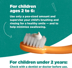 Tom's of Maine Anticavity Kids Natural Toothpaste Variety Pack, Strawberry, Orange Mango, Watermelon Flavors, Kids Toothpaste with Fluoride, Safe for Ages 2 and Up, 5.1 oz (Pack of 3)