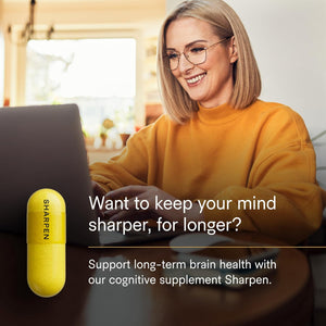 Tally Health Cognitive Lift Bundle - Deep Restorative Sleep & Sharper Memory, Focus & Brain Aging Support with Restore (30-Day Supply, 90 Caps) + Sharpen (30-Day Supply)