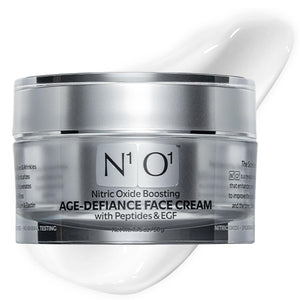 N1O1 Moisturizer Face Cream - Day & Night Face Moisturizer with Nitric Oxide, Peptide Complex, Epidermal Growth Factor - Tightening & Firming Skin Care Products for Wrinkles, Dark Spots - 1.75 oz.
