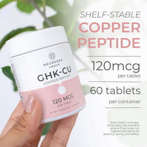 Neurogan Copper Peptide Tablets, 120 MCG/Tablet, 7200 MCG Total, 60ct