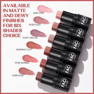 FOCALLURE Cream Blush Makeup,Buildable Blush Stick for Cheeks,Matte and Dewy Finish,Long Wearing,Easy Application,Lightweight Multi Stick,DUSTY ORCHID