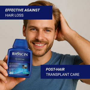 Bioxcin Haircare Shampoo for Oily, Dry and Normal Hair, 3 x 300 mL Bottles, Promotes Hair Growth and Regrowth