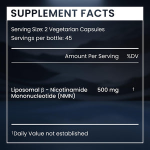 Renue By Science NMN Supplement | 90 Liposomal NMN Capsules - 500mg NMN Nicotinamide Mononucleotide per Serving | Bioavailable Formula for Increased Absorption | Manufactured in the USA