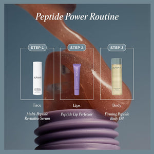 Alpha-H Peptide Lip Balm - Hydrating Peppermint Treatment (15g) | Tripeptide-1 & Hyaluronic Acid, Condition Dry & Cracked Lips, Hydrates for a Smoother Look, Cruelty Free, Australian Made