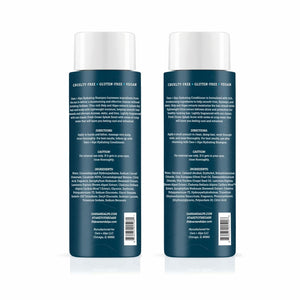 Oars + Alps Men's Sulfate Free Hair Shampoo and Conditioner Set for Men & Women, Infused with Kelp & Algae Extracts, Nourishing & Moisturizing, Paraben Free, Fresh Ocean Splash Scent, 2pk, 13.5oz