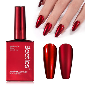 Beetles Dark Red Nail Polish, Burgundy Quick Dry Regular Nail Polish