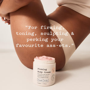 frank body Firming Body Cream | Helps Reduce Look of Stretch Marks & Dimples | Caffeine & BODY 3 COMPLEX™ | Hyper-Hydrating Formula | Vegan & Cruelty Free | 200ml