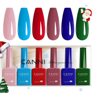 CANNI 6Pcs 9ml Hema-Free Nail Dehydrator Primer, Base Coat Reinforce Diamond Gel Top Coat and Matte Top Coat Gel Nail Polish Set, Soak Off LED Nail Gel Polish Set Nail Art Starter Manicure Salon