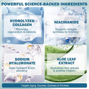 Botanical Stem Cell Ampoule for Face, Microneedling Serum, 2 Count | Hydrating facial serum ampoules for use with or without microneedling to improve the appearance of fine lines and dry skin