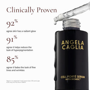 Cell Forté Serum | Billions of Human Stem Cell-derived Exosomes, Growth Factors, and Peptides with Hyaluronic Acid - Reduces Sun Damage & Hyperpigmentation - 4 in 1 Formula