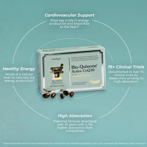 Pharma Nord - The Original CoQ10 • Clinically Proven • High Absorption • Heart Health • Fertility • Healthy Aging • Cellular Energy • Antioxidant • Gluten-Free • 100 mg Coenzyme Q10 • 60 Softgels
