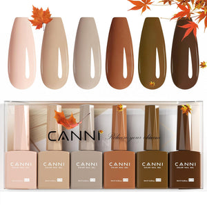 CANNI 6Pcs 9ml Hema-Free Nail Dehydrator Primer, Base Coat Reinforce Diamond Gel Top Coat and Matte Top Coat Gel Nail Polish Set, Soak Off LED Nail Gel Polish Set Nail Art Starter Manicure Salon