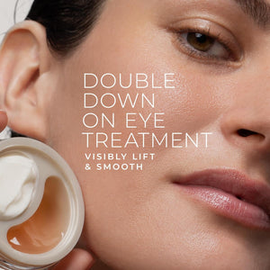 RoC Derm Correxion Dual Eye Cream with Advanced Retinol + Peptides for Puffy Eyes and Dark Circles, (.68 oz) with Retinol Under Eye Cream Packette