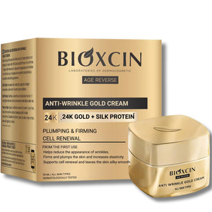 BIOXCIN Anti-Wrinkle Gold Cream 24K Gold + Silk Protein
