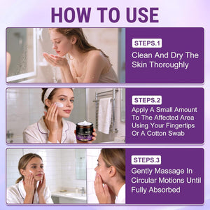 Biotin 10-in-1 Skin Restoration Cream, Deep Moisturizing, Natural Collagen Lifting Serum for All Skin Types, 2 Pack