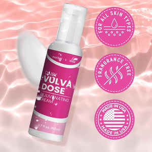 Mothers Dose Vaginal Moisturizer Vulva Cream for Women's Health Feminine DHEA Cream with Hyaluronic Acid for Vulva Dryness & Discomfort 90 Day Supply Made in USA