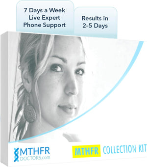 MTHFR+COMT Methylation Genes Test Kit. 1-on-1 Live Expert Support by Phone 7 Days A Week. Includes C677T, A1298C & V158M Variants for Methylation and Wellness Analysis. Results in 2-5 Days. Ages 0+