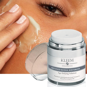 Kleem Retinol Cream for Face (2 Pack) – Anti Aging Moisturizer with Hyaluronic Acid, Vitamin E & Panthenol – Night Cream for Wrinkles, Fine Lines & Uneven Skin Tone – 1.7 Fl Oz Each