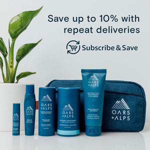 Oars + Alps Men's Sulfate Free Hair Shampoo and Conditioner Set for Men & Women, Infused with Kelp & Algae Extracts, Nourishing & Moisturizing, Paraben Free, Fresh Ocean Splash Scent, 2pk, 13.5oz