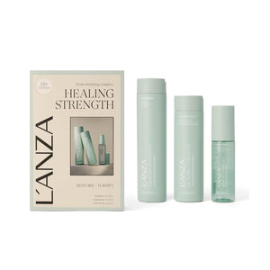 L'ANZA Healing Volume Zero Weight Hair Gel, Thickening Shampoo & Conditioner Set, Volumizing, Boosts Body, Adds Fullness, Color Safe, Anti-Frizz, Anti-Humidity, Sulfate Free, Hair Care Kit