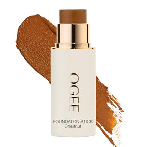 Ogee Sculpted Complexion Foundation Stick (Aspen 1.0W - Fair, Warm Undertones) Full Coverage Foundation Makeup - Instantly Balance & Even Complexion - 70% Organic Ingredients