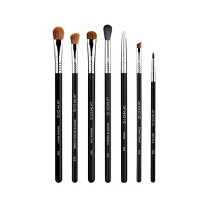SIGMA Beauty Most Wanted Makeup Brush Set – Set of 5 Favorite Makeup Brushes for Foundation, Highlighter, Eyeshadow, Pencil Liner, and Blending (5 pcs)