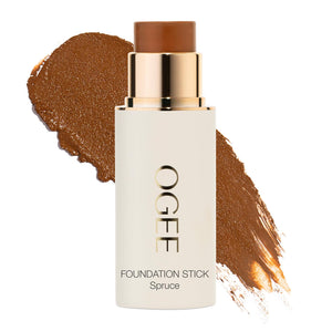Ogee Sculpted Complexion Foundation Stick (Aspen 1.0W - Fair, Warm Undertones) Full Coverage Foundation Makeup - Instantly Balance & Even Complexion - 70% Organic Ingredients