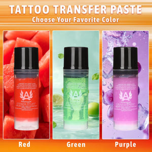 Tattoo Stencil Transfer Gel Purple 6.76 Fl Oz | Smudge-Proof Quick-Drying Vegan Gentle Gel, Works With Transfer Paper & Machines, Ideal For Tattoo Artists And Beginners