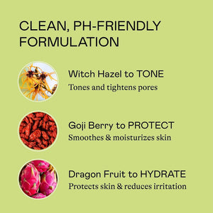 Doc & Glo Hydrate Higher Soap-Free Micellar Bar, Gentle Cleanser for Face, Hands & Body, Makeup Removing Cleansing Bar for Sensitive Skin, pH-Friendly, Witch Hazel, Goji Berry & Dragon Fruit