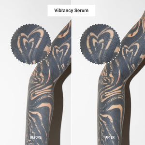 Stories & Ink Vibrancy Serum for Healed Tattoos, Brightening Treatment with Vitamin C to Revive Faded Tattoo Color, Lightweight Tattoo Care, Vegan, 2 Fl Oz / 60ml