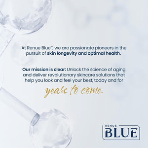 Renue Blue Skin Essentials Chocolate Drink Mix | Collagen Peptides Creatine & Protein Powder | Collagen (12g) Creatine (5g) Protein (15g) per Serving | Skin Hydration & Elasticity Support | 15 Sachets