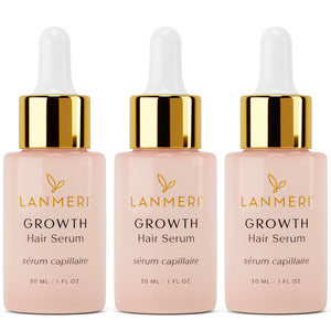 Vegan Hair Growth Serum - Natural Hair Regrowth and Hair Loss Treatments for Women & Men - Scalp Serum for Thinning Hair - Fuller, Thicker and Healthier Hair in 90 Days, All Hair Types