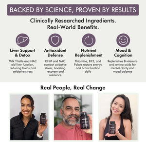 Cloud9 Daily Restore – Liver Detox & Recovery Supplement with Milk Thistle, NAC & B-Vitamins – Energy, Focus & Nutrient Support After Drinking – 120 Capsules – Made in USA