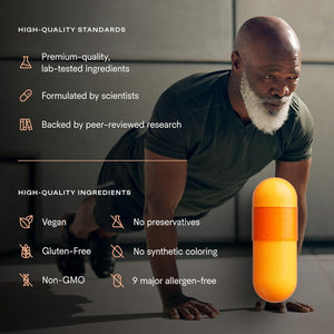 Tally Health Amplify Cellular Metabolism Booster & Energy Support Capsules with Berberine, CoQ10, Glycine - Metabolic Support Healthy Aging & Vitality - Vegan, Non-GMO, Gluten Free | 90 Capsules