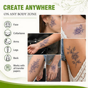 2 Pack Tattoo Transfer Gel - Combofix 5.6oz Stencil Gel Professional Clear Long Lasting Tattoo Transfer Cream for Artists and Beginners Tattoo Supplies (160g)