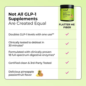 HUM Best of Berberine Supplement Flatter Me Fiber Supplement