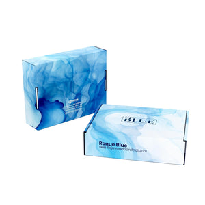 Renue Blue Skin Rejuvenation Protocol - Liposomal Face Serum & Methylene Blue Face Cream Anti-Aging Skincare Set