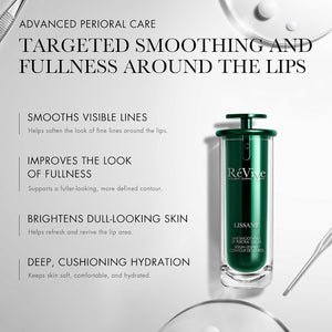 RéVive Lissant Line-Smoothing Lip Perioral Serum, Advanced Anti-Aging Lip Serum for Wrinkles & Fine Lines, Firming, Smoothing & Brightening, with RV Firming & Volumizing Peptides, 15ml / 0.5 fl oz