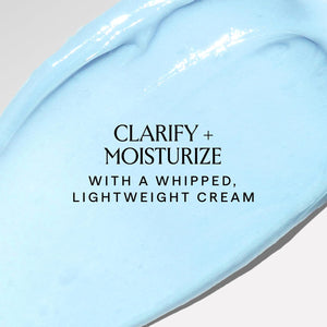 HERBIVORE Aquarius Pore Purifying Clarity Cream – Daily Moisturizer with BHA to Clean Pores & Balance Oily Skin for a Soft, Matte Finish, Plant-based, Vegan, Cruelty-free, 50mL / 1.7 oz