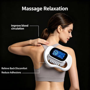 Inner Ball Massage Roller, Lymphatic Drainage Massager Ultimate Fascia Release & Deep Tissue Massage Pain Relief Muscle Roller Machine, Electric Rolling Massager Relieve Foot,Ankle,Lower Back Aches