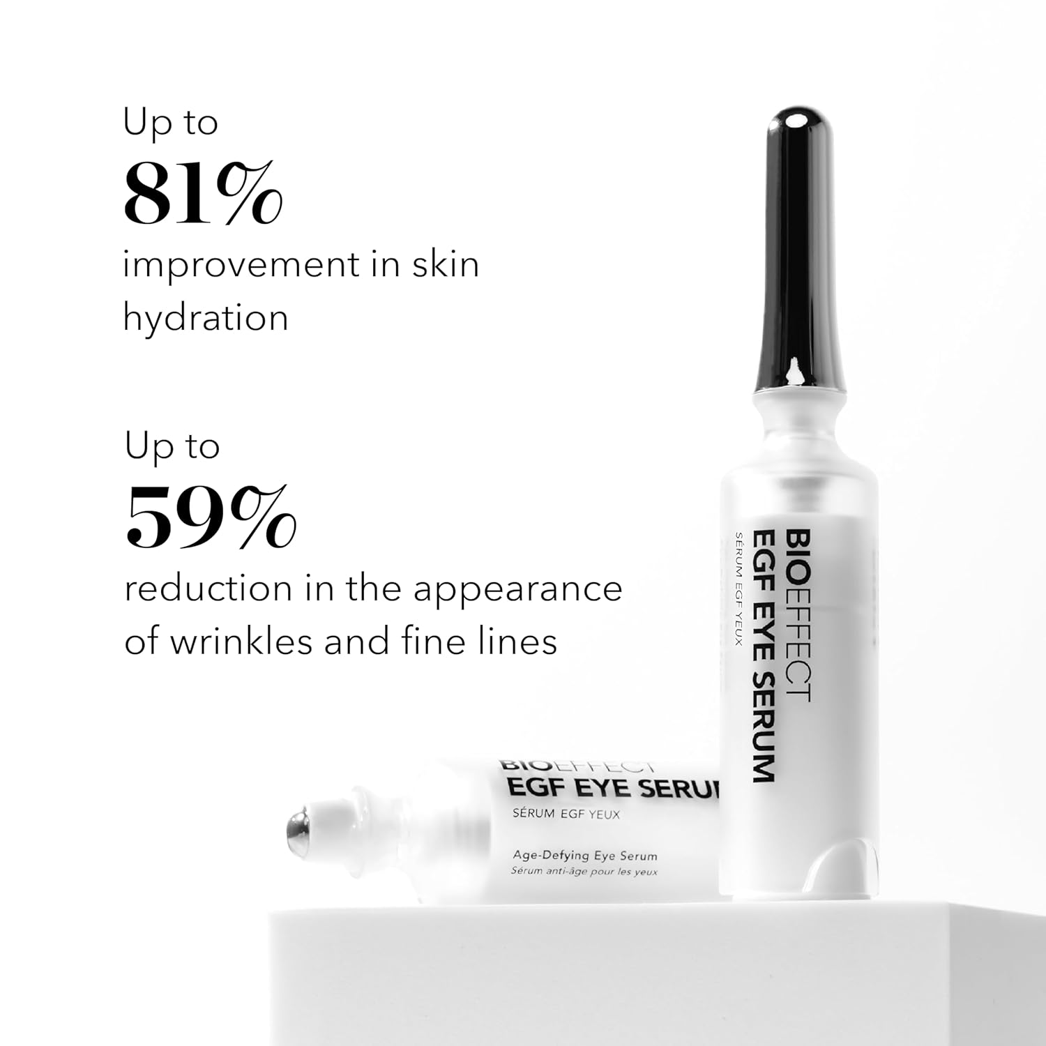 BIOEFFECT EGF Eye Serum with De-Puffer Rollerball | Age-Defying Under Eye Treatment with Epidermal Growth Factor for Fine Lines, Wrinkles, Puffiness & Sagging 6 mL / 0.20 oz