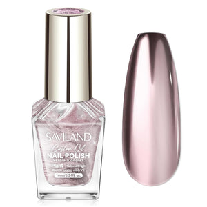 SAVILAND Metallic Gold Nail Polish: Quick Dry Mirror Golden Nail Polish Regular Chrome Fingernail Polish Easy To Use & Remove No Curing Needed Bulk Nail Lacquer for Toes Nail Art DIY Home 0.34 oz