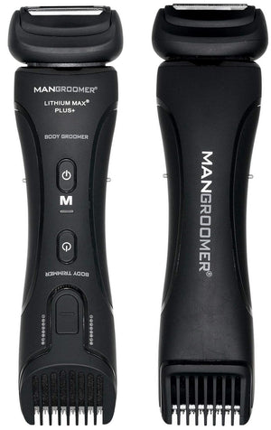 MANGROOMER Lithium Max Plus Body Groomer, Ball Groomer, Body Trimmer, Electric Groin Hair Trimmer with Free Bonus Foil Included