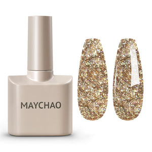 MAYCHAO 15ML Gel Nail Polish 1Pc Deep Cherry Red Nail Polish Soak Off UV LED Blood Red Nail Gel Polish Nail Art Starter Manicure Salon DIY at Home, 0.5 OZ
