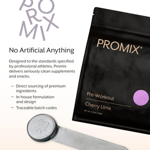 ProMix Nutrition Pre-Workout Powder, Cherry Lime - Maximize Focus & Performance - Helps Muscle Gain, Endurance - Vitamin B12, Caffeine, Beta-Alanine & L-Tyrsosine - 30 Servings (Pack of 1)