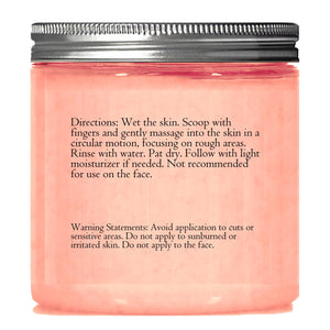 Himalayan Salt Body Scrub with Almond Oil, Exfoliating Mineral Formula, 10 oz